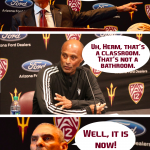 ASU head coach Herm Edwards