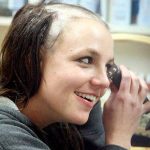 Britney Spears shaved head